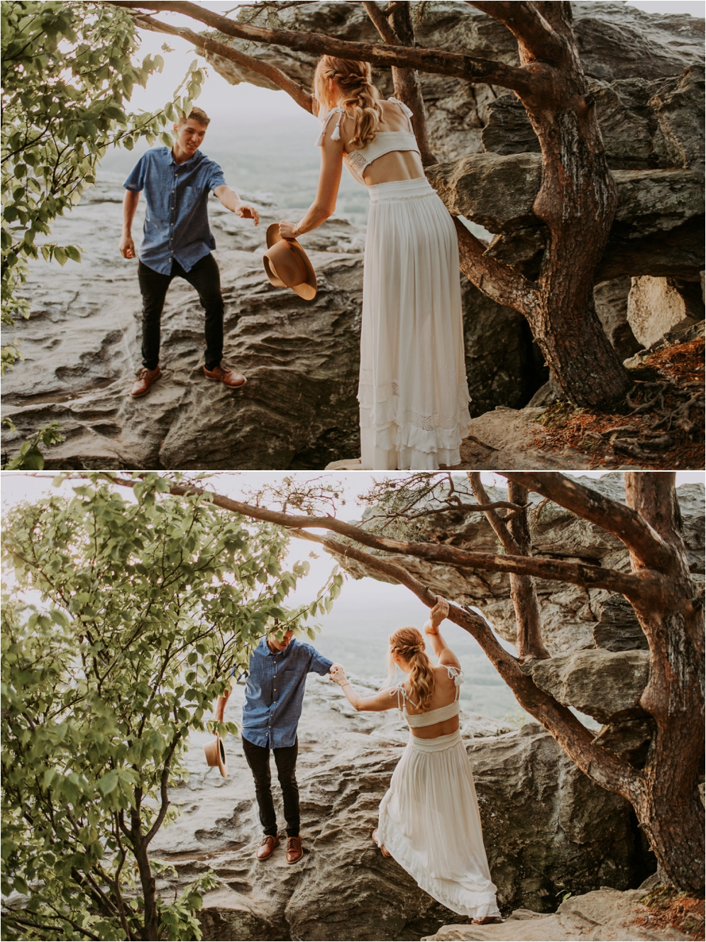 Hanging Rock State Park, NC Wedding Photographer, NC Wedding Videographer, Mountain Wedding,Engagement, Engaged, Boho Wedding
