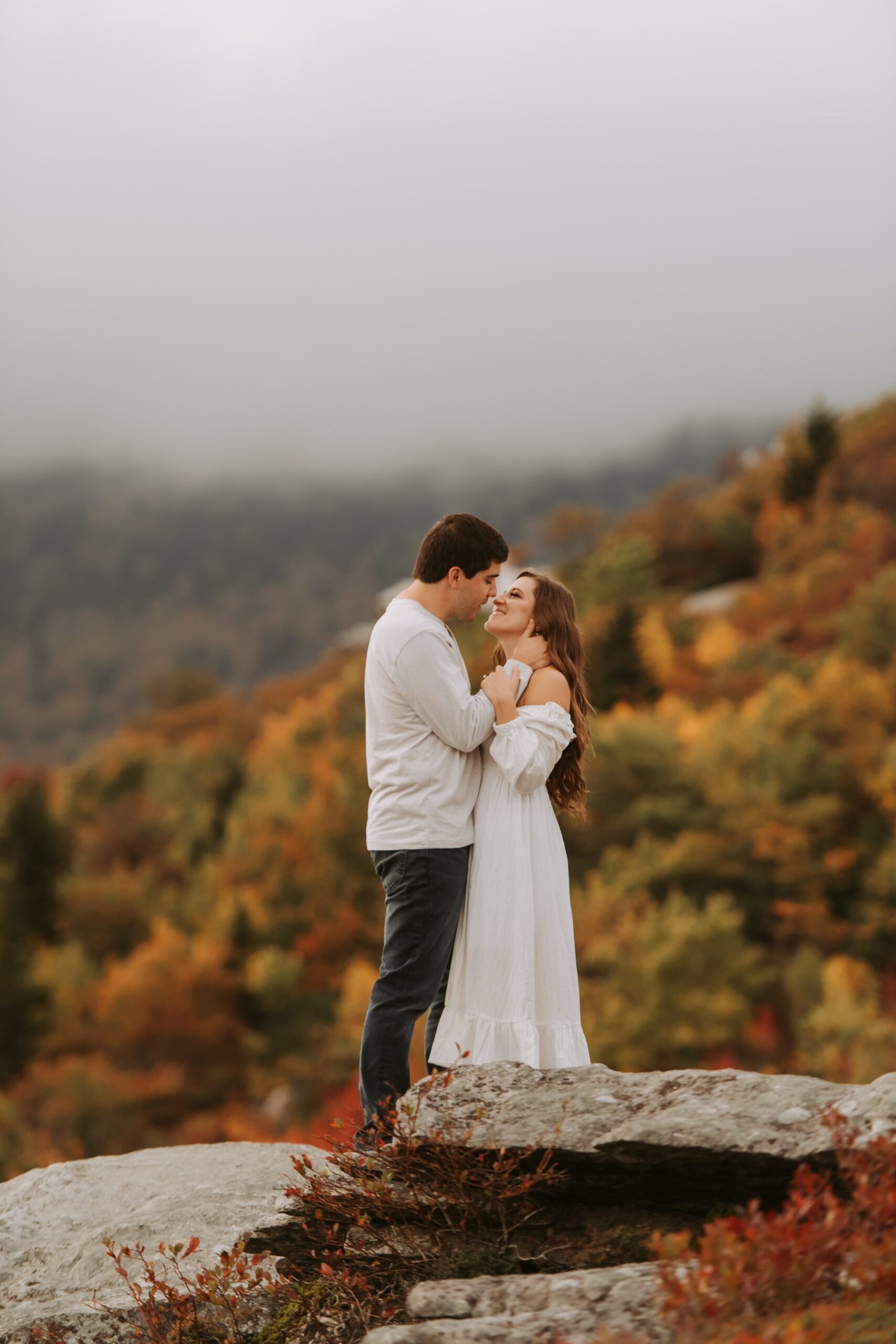 Fall Engagement Session on the Blue Ridge Parkway