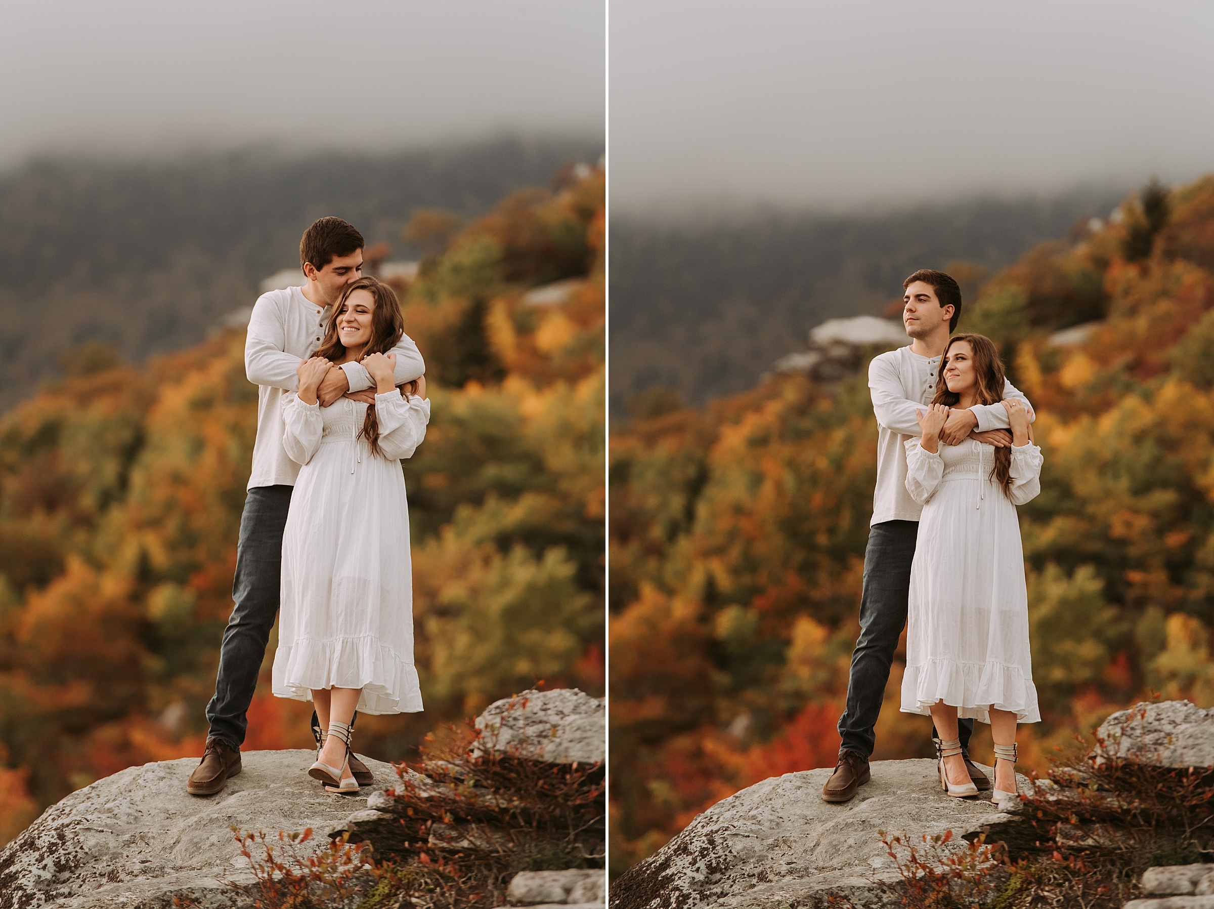 Fall Engagement Session on the Blue Ridge Parkway