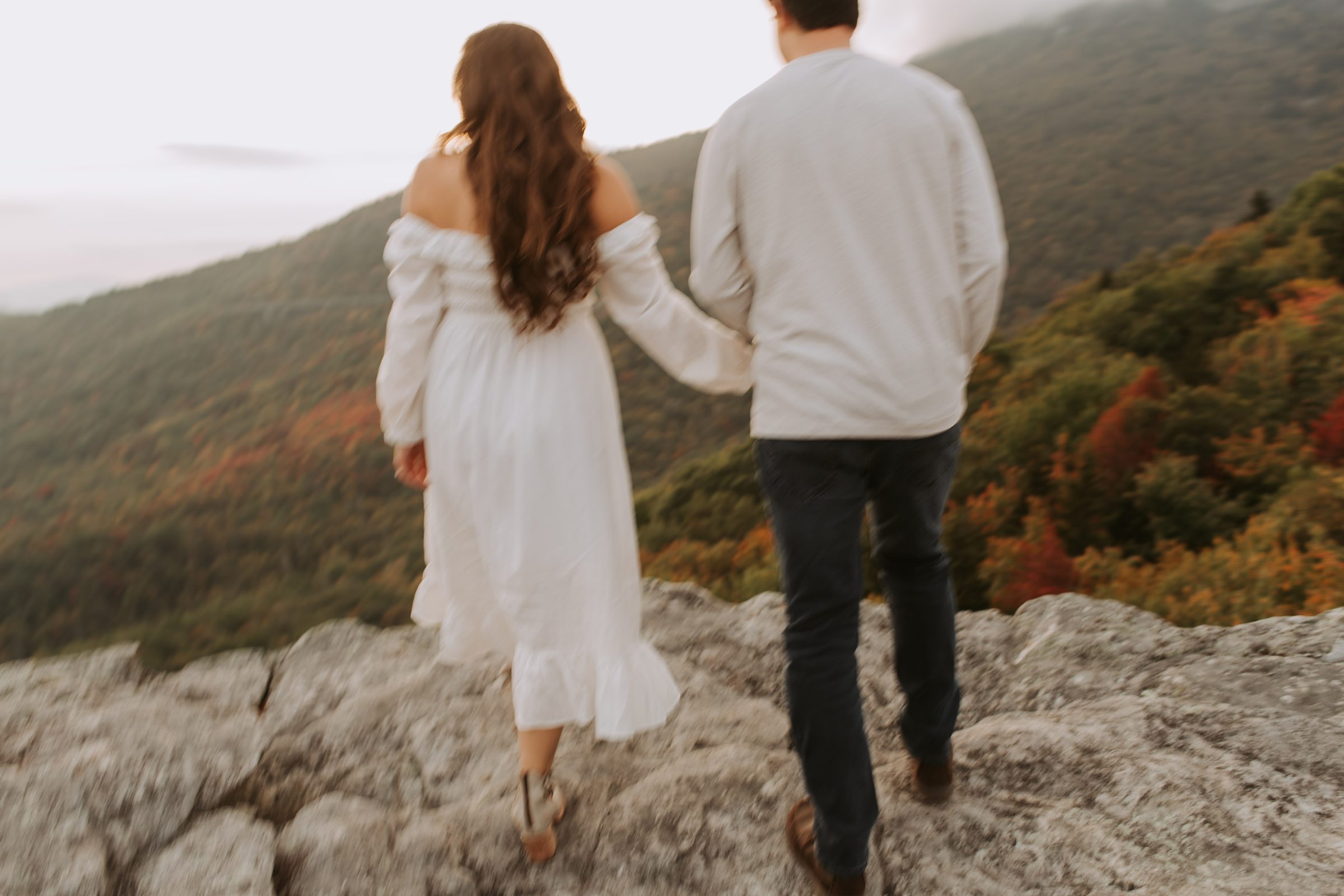 Fall Engagement Session on the Blue Ridge Parkway