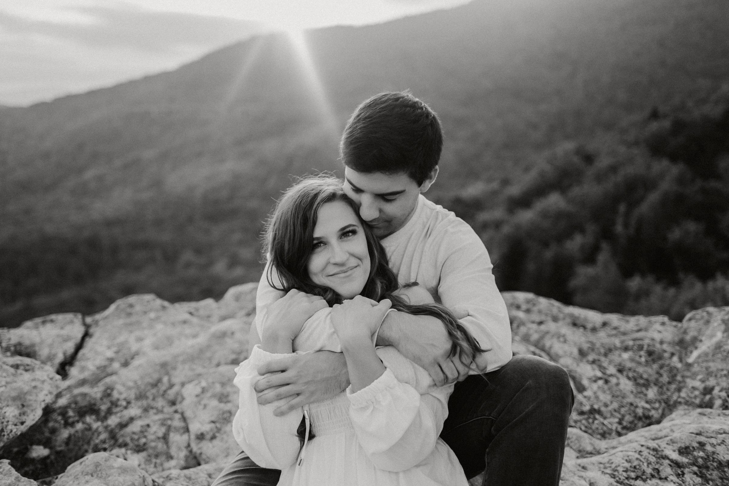 Fall Engagement Session on the Blue Ridge Parkway