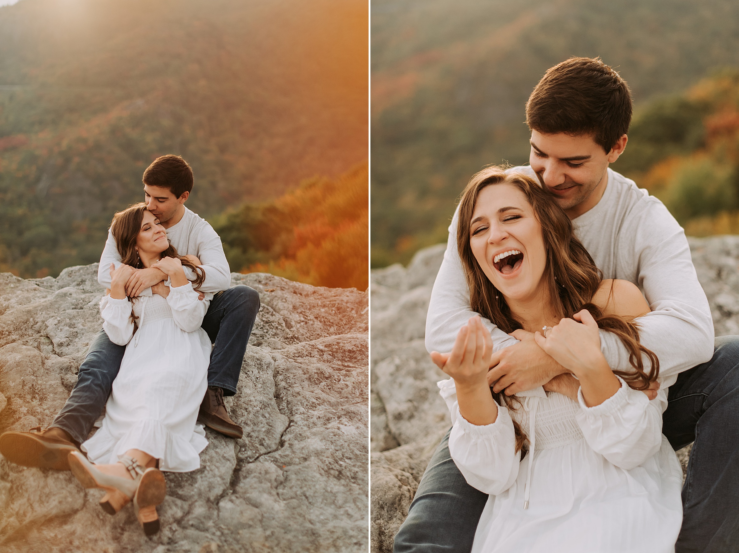 Fall Engagement Session on the Blue Ridge Parkway