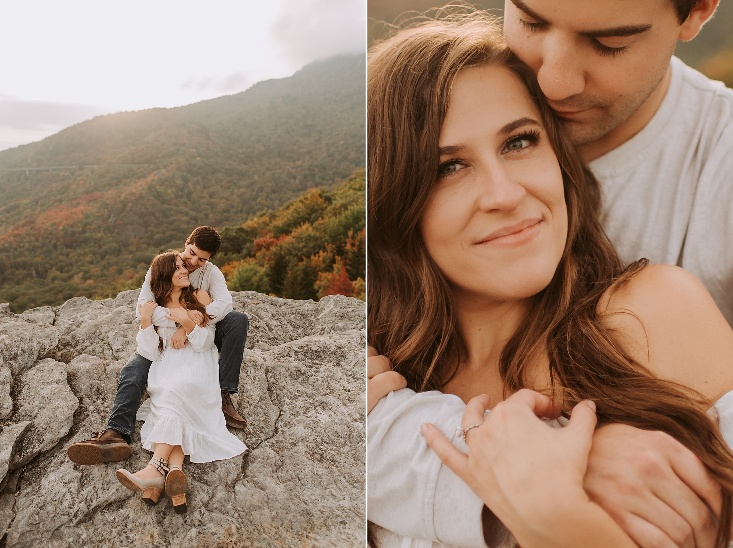 Fall Engagement Session on the Blue Ridge Parkway