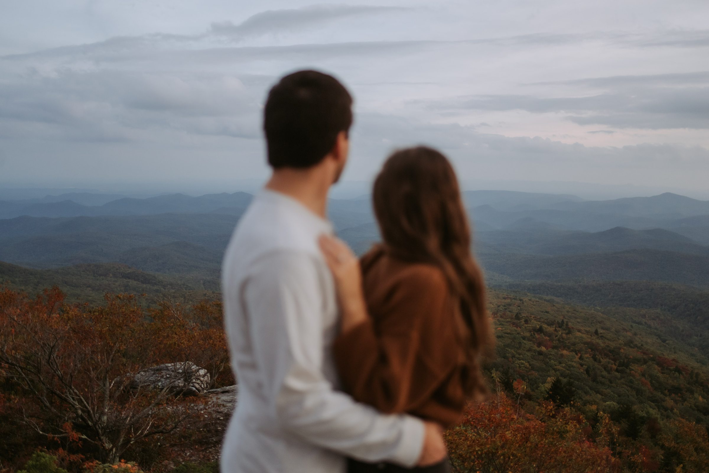 Fall Engagement Session on the Blue Ridge Parkway