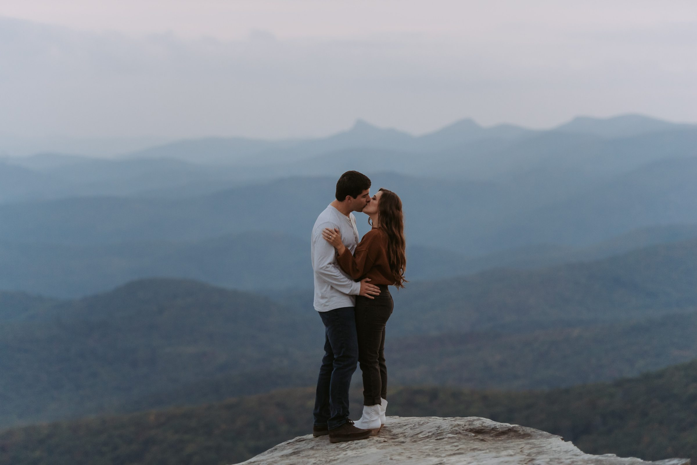 Fall Engagement Session on the Blue Ridge Parkway